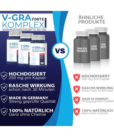 Buy Saint Nutrition V-Gra Forte: Fast-Acting Pleasure Pill for Men - 20 Capsules - Buy Online on GoSupps.com