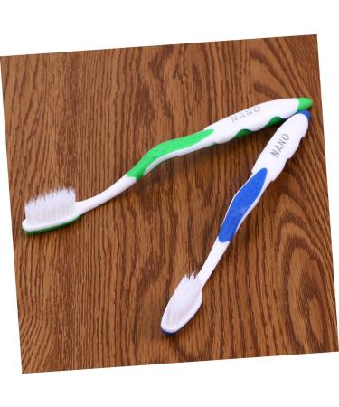 Minkissy Nano Toothbrush Set - 4 Ergonomic Soft Antibacterial Toothbrushes for Adults | Oral Hygiene Essentials | Travel Bags Included - Buy Online on GoSupps.com