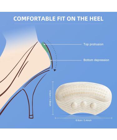6 Pairs Heel Grips Self-Adhesive Heel Cushion Heel Cushion Pads Heel Grip Shoes Too Big for Ladies Liners Heel Blister Protectors for Women Man Fit and Comfort - Buy Online on GoSupps.com
