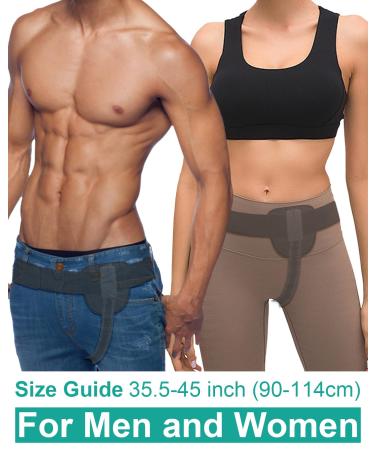 Buy Universal Hernia Belt Truss for Men & Women | Adjustable Inguinal Support Guard for Pain Relief & Post Surgery - 2 Removable Compression Pads - Buy Online on GoSupps.com