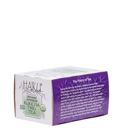 Haiku Organic Kukicha Twig Tea Bags - 100% Natural, 16-Count (Pack of 6) - Buy Online on GoSupps.com