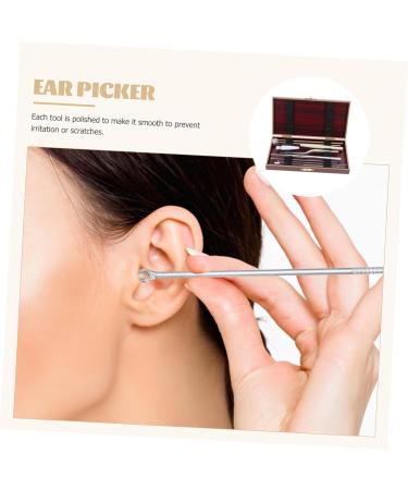 FOMIYES 1set Wear-Resistant Ear Wax Tools Convenient and Portable Ear Cleaner Kit for Deep Cleaning and Massage - Buy Online on GoSupps.com