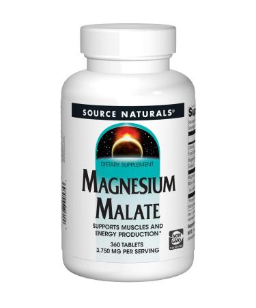 Source Naturals Magnesium Malate 1250 mg 360 Tablets