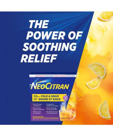 NEOCITRAN ES Cold & Sinus Night Lemon - Buy Online on GoSupps.com