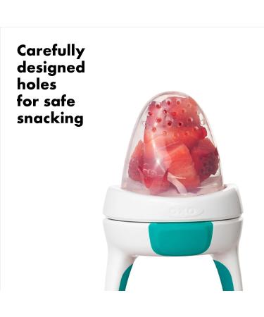 OXO Tot Silicone Self-Feeder 2 Pack in Teal/Navy - 2 Count - Buy Online on GoSupps.com