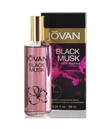 Jovan Black Must perfume 3.25 cologne concentrate spray