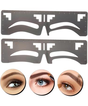 Beavorty 8 Pcs Eyebrow Ruler Eyebrow Shaping Template Fake Eyebrow Shaping Stencil Labeling Eyebrow Trimming - Buy Online on GoSupps.com