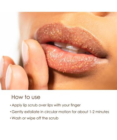 Vedic Naturals Exfoliating Mango Lip Scrub 15g - Treat Chapped Lips, Reduce Pigmentation | Enriched with Mango, Kokum & Shea Butter - Buy Online on GoSupps.com