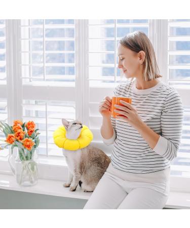 Apricitie 2 Skinkrause Cat Collar - Adjustable Anti-Bite Cone for Cats & Small Dogs | Post-Surgery Injury Relief - Buy Online on GoSupps.com
