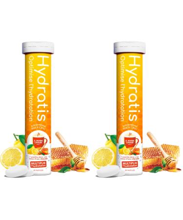HYDRATIS - Pastilles Hydratation Electrolytes - Miel Citron Gamme Chaude - Am liore l'Hydratation et Favorise l' nergie - Formule Isotonique - Sport R cup ration Bien- tre - 1 tube (20 Pastilles)