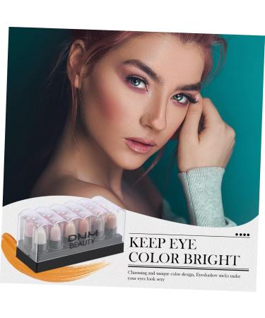 Shop 1box 12 Shadow Box Eyeshadow Kit - Matte & Glitter Makeup Tools for Women | International Shipping Available - Buy Online on GoSupps.com