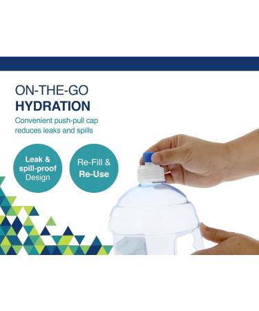 Arrow H2O On The Go 18 fl oz Mini Water Bottle 6 Pack - BPA Free, Made in USA - Ideal for School & Sports Practice - Buy Online on GoSupps.com