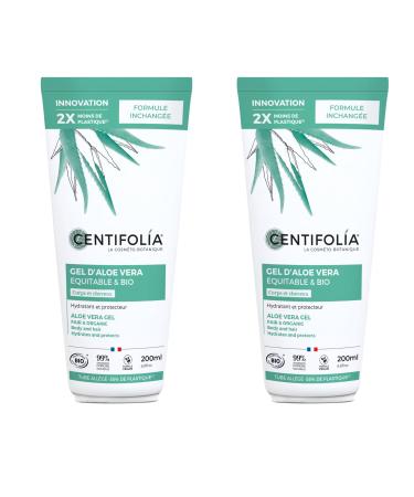 Centifolia CENTIFOLIA | Organic Aloe Vera Gel | Hydrates & Soothes | Fast Absorbing | Fair Trade & Organic Range | Light Texture | Face Neck