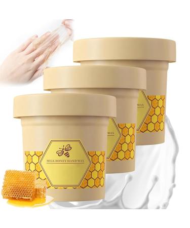 Yanobia Set of 3 milk wax and honey masks exfoliating hand mask moisturizing mask for all skin types (300g)