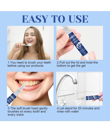 Teeth Whitening Stick Set - 2 Pieces for Tooth-Friendly Bleaching Gums Restoration & Stain Removal - Buy Online on GoSupps.com