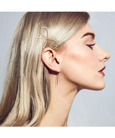 14-Piece Metal Hair Clip Set | Cute Women's Hair Accessories for Weddings & Parties | Gold & Silver Styles - Buy Online on GoSupps.com