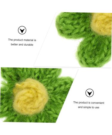 Operitacx 40 Pcs Diy Accessories Hair Pin Flower Embroidery Patches Flower Patches Headband Braided Flowers - Buy Online on GoSupps.com