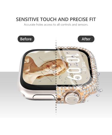 CHANCHY 4-Pack Compatible with Apple Watch Case 44mm Protective Bumper with Screen Protector  200 Crystal Diamond Bling Cases Cover for Apple Watch SE Series 6 5 4  Rose Gold/Pink/Rainbow/Clear  44mm Rose Gold/Pink/Iridescent/Clear 44mm - Buy Online on GoSupps.com