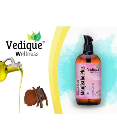VEDIQUE Remedies Manjistha Plus Oil - Soothing & Relaxing Relief | Fast Acting All-Natural Oil | 100ml | International Shipping - Buy Online on GoSupps.com