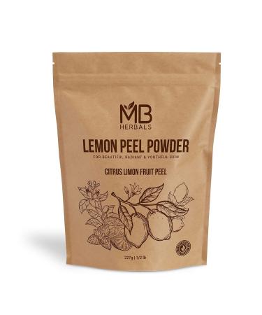 MB Herbals Lemon Peel Powder 227g | Half Pound | 100% Pure | For Face Pack | External Use Only