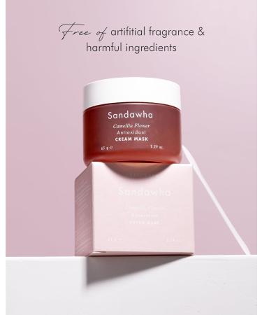 SKINCURE Camellia Flower Cream Mask - Antioxidant Hydrating Treatment Anti-Aging Wash-Off Facial Mask for Dry Skin Illuminates & Refreshes - 2.3 fl. oz - Buy Online on GoSupps.com