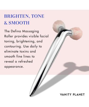 Vanity Planet Defina Contour & Define Massaging Roller | Enhance Blood Flow & Reduce Fine Lines with V-Shaped Facial Roller - Buy Online on GoSupps.com