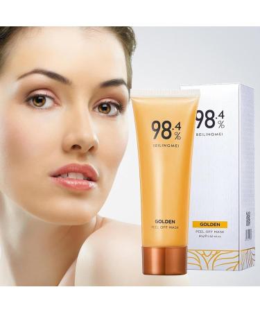Firming Gold Foil Face Masque | Hydrating & Cleansing Skin Care for Mixed Skin Anti-Aging Oil Control & Pore Refining - 80g - Buy Online on GoSupps.com