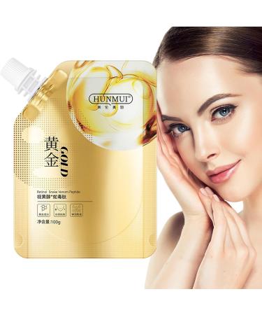  JPSDOWS Golden Snake Mask with Retinol | 100g Peel-Off Mask for Hydration Moisturizing and Cleansing. Absorbs oil detoxifies exfoliates brightens and improves skin radiance. Jpsdows - Buy Online on GoSupps.com