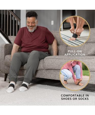 BraceAbility Copper Arch Support Bands - Flat Feet Compression Sleeves for Fallen Arches, Heel Spur, Achilles Tendonitis, Plantar Fasciitis - L/XL Pair - Buy Online on GoSupps.com