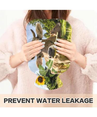 Buy Cow and Sunflower Hot Water Bottle 1L - Pain Relief & Heat Therapy | International Shipping Available - Buy Online on GoSupps.com