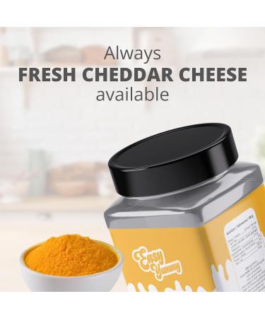 Easy Yummy Cheddar Cheese Popcorn Seasoning 300g 100% Cheddar Cheese Popcorn Flavouring - Buy Online on GoSupps.com