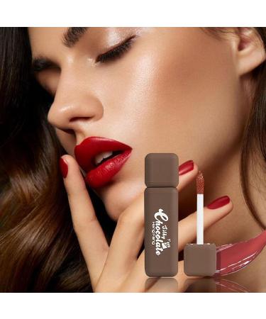  JPSDOWS Matte Mist Lipstick Long Lasting Moisturizing Matte Lipstick | Rich Stylish Chocolate Moisturizing Lipstick for Girls Women Teens with Dry Lips - Buy Online on GoSupps.com