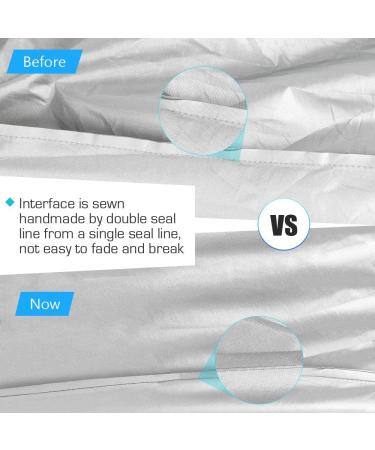 Waterproof Kayak Canoe Cover - Light Blue (Upgraded), 9.3-10.5ft Size - UV Protection, Dust Cover for Fishing Boat, Canoe - 7 Sizes Available - Buy Online on GoSupps.com