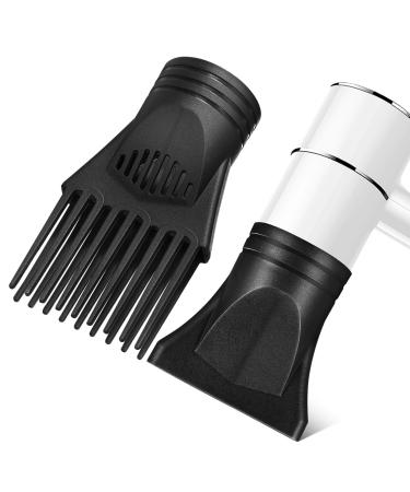 Baluue 2 Pcs Hair Dryer Nozzle Blow Dryer Comb Attachment Universal Hairdryer Diffuser Flat Hair Dryer Attachment Hair Dryer Attachment Narrow Accessory for Hairdryer Hair Dryer Diffuser