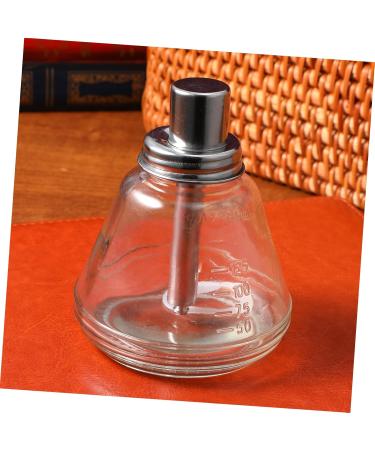 CRILSTYLEO Glass Bottle Pump Bottle Empty Bottle Push down Bottle for Nail Art Empty Nail Polish Remover Bottle - Buy Online on GoSupps.com