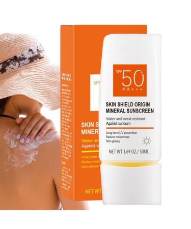 Teksome Sunscreen - Broad Spectrum Sports Sun Lotion SPF 50 Uv Sport | 50g Water Resistant Sheer Touch Moisturizing Protection Lotion Teksome