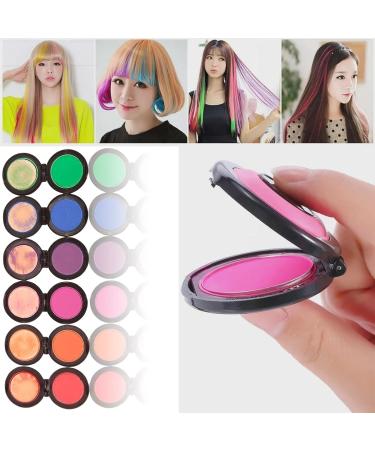 Temporary Hair Color Powder - 6 Shades for Carnival Cosplay Parties & More | Vibrant Hair Coverage - Buy Online on GoSupps.com