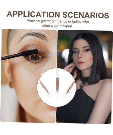 VINTORKY 3pcs Eye Shadow Brush Eyeshadow Eyebrow Brush Dual-headed Eyeshadow Brush Portable Eye Wooden Handle - Buy Online on GoSupps.com