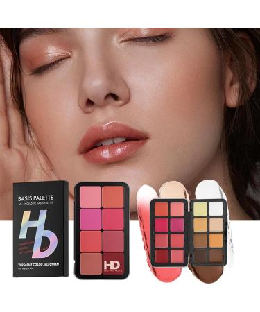  G n rique Eyeshadow Palette | Blush and Highlighter Palette 16 Colours Cream Texture Concealer Long Lasting Bronzer for Fresh Skin Tone Women Girls Travel and Events - Buy Online on GoSupps.com