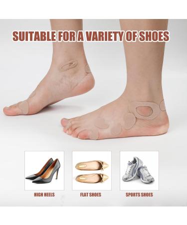 12 Sheets Moleskin Adhesive Pads for Feet Blister Prevention Pads for Feet Moleskin for Blisters and Feet Heels Flannel Adhesive Mole Skin Patch Bandages for Women Men - Buy Online on GoSupps.com