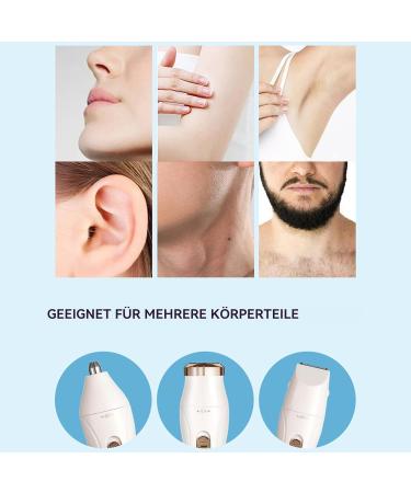 yakermur Body hair trimmer electric body hair trimmer and shaver dry battery care set with epilator function for women men armpits legs arms face - Buy Online on GoSupps.com
