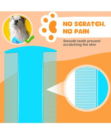 12Pcs Flea Comb for Cats Dogs Cat Dog Flea Comb with Double Side Tooth Flea Brush for Dogs Cats with Fine Tooth for Effective Flea Removal Pet Flea and Tick Comb for Small Cats Dogs Kitten Indoor - Buy Online on GoSupps.com