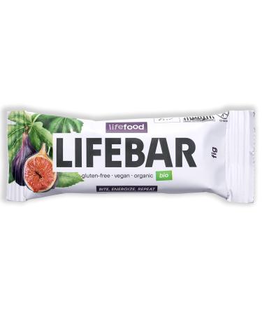 Lifefood Lifebar Energy Seal - Vegan Sports Bars Raw Organic Gluten-Free Lactose-Free No Added Sugar - 15 Pack (Fig Flavor) - Buy Online on GoSupps.com