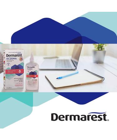 Dermarest Eczema Medicated Lotion 4oz (Pack of 2) - 24-Hour Dry Skin & Itch Relief | Dermatologist Tested - Buy Online on GoSupps.com