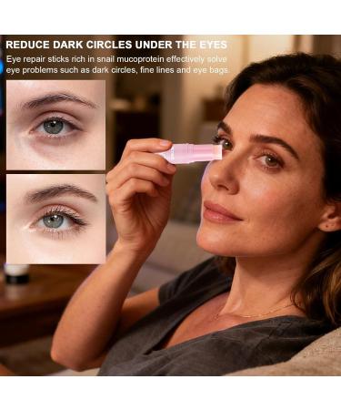  Dmuzsoih Eye Stick - Firming Moisturizing Brightening 10g Firming and Anti-Puffiness Eye Balm For Men and Women with Mature Dry and Oily Skin Daily Use All Seasons - Buy Online on GoSupps.com