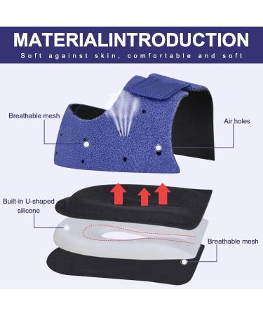 Buy Heel Protectors & Heel Cups for Pain Relief | Plantar Fasciitis & Achilles Tendinitis Support | L Large - Thicken & Breathable Pads for Men & Women - Buy Online on GoSupps.com