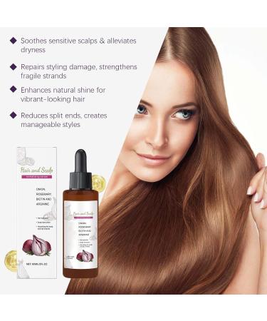 XINRAN Revitalizing serum for the scalp onion biotin rosemary hair growth serum onion rosemary hair oil moisturizing shampoo for scalp care 2 pieces - Buy Online on GoSupps.com
