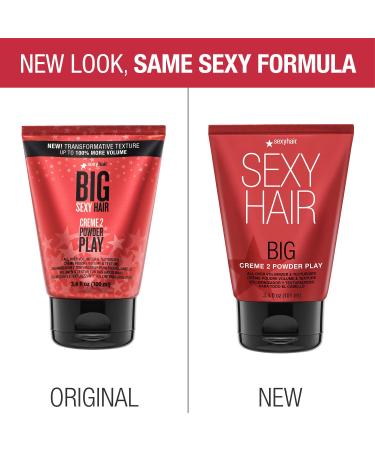 SexyHair Big Cr me to Powder Play Volumizer 3.4 Oz - All Hair Types | Up to 100% More Volume - Buy Online on GoSupps.com