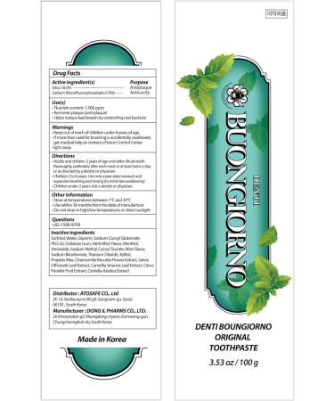Original Toothpaste (3 Pack Mint) Bad Breath Eliminator for Halitosis & Morning Breath Propolis Natural Whitening(Baking Soda) Xylitol SLS & Paraben Free (3.52fl oz / 100g) Mint 1.17 Fl Oz (Pack of 3) - Buy Online on GoSupps.com