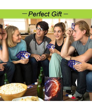 Card Binder for Football, Trading, MTG & TCG - Holds 400 Cards, 50 Removable Pages - Multicolor Collector Holder - Buy Online on GoSupps.com